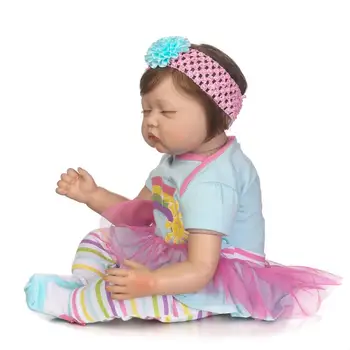 NPK Silicon Renăscut Boneca Realista Păpuși de Moda pentru Copii Pentru Copii Cadou de Ziua Bebes Renăscut Păpuși Jucarii Copii