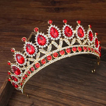 Nunta De Cristal Mireasa Tiara Coroana Reginei Mireasa Diademă Ornamente De Păr Capul Accesorii Bijuterii Pentru Femei Concurs De Caciula