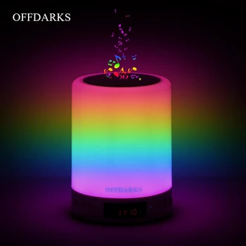 OFFDARKS Inteligent Bluetooth Speaker Lumina de Noapte LED Touch Control de Încărcare USB Portabil copil Dormitor RGB Reglabile Lampă de Noptieră