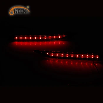 OKEEN 2x LED Roșu Bara Spate Reflector pentru Honda Accord 9-2016 Parcare Avertizare Frână Lumină de Funcționare Inversă Coada de Lampa 12V