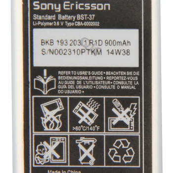 Original Inlocuire Sony Baterie Pentru SONY W610 W660 T715 G705 P1 U1 W830 W850 U10 K790 BST-33 BST-37 Pentru W810C W700C W710C K750