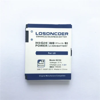 Original LOSONCOER 1150mAh BC50 Acumulator pentru Motorola Moto RIZR L6 L6i L6g L7 L7C K1 K2 R1 Z1 Z3 ROKR Z6m SLVR E8 L2