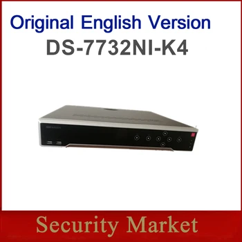 Original în engleză hikvision versiune NVR DS-7732NI-K4 32-ch 1.5 U 4K NVR H265 H264 recorder video de rețea