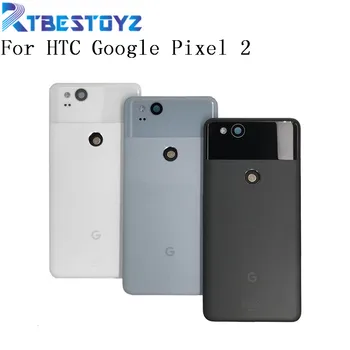 Originale Pentru HTC Google Pixel 2 Pixel2 Spate Capac Baterie + aparat Foto + Obiectiv + Putere Butonul de Volum de Locuințe Spate Usa Caz de Înlocuire