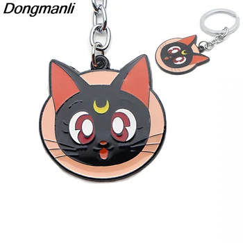 P3793 Dongmanli Anime Cat Brelocuri Drăguț Email De Metal Pandantiv Masina Breloc Pentru Cheie Inele Cadouri