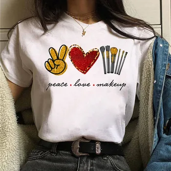 Pace, Dragoste Asistenta Femei T-shirt Harajuku T Camasa Femei cu Maneci Scurte Tee Topuri Drăguț Tricou 90 Fete sex Feminin Grafic T-shirt