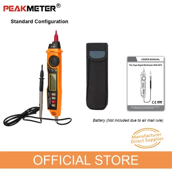 PEAKMETER MS8211 Multimetru Digital 2000 Contează Tip Stilou cu Non Contact ACV/DCV Electrice Portabile Tester