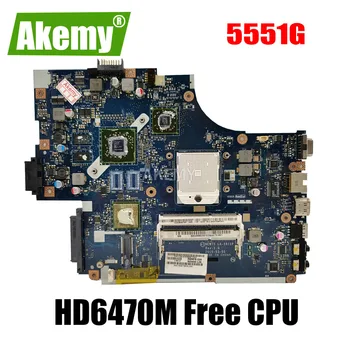 Pentru Acer aspire 5551G 5552 5552G Laptop Placa de baza NEW75 LA-5911P MBWVE02001 MB.WVE02.001 DDR3 HD6470M Gratuit cpu