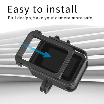 Pentru GoPro Accesorii Cadru De Protecție Caz Video De Locuințe Caz Pentru GoPro Hero 8 Negru De Acțiune Aparat De Fotografiat