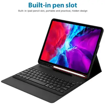 Pentru iPad Pro 11 2020 Smart Keyboard Caz cu Suport Creion Tableta cu Tastatura Bluetooth pentru Apple iPad Pro 12.9 2020 Caz Tastatură