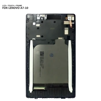 Pentru Lenovo Tab 2 A7-10 A7-10F A7-20 A7-20 Display LCD Touch Screen Sticla Ansamblul Senzorului cu Rama Piese de schimb