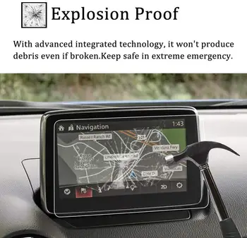 Pentru Mazda CX-3, MX-5 2019 2018 2017 2016 7-Inch Navigatie Auto cu Ecran Protector din Sticla Temperata Film Touch Screen Accesorii