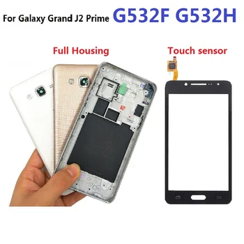 Pentru Samsung Galaxy Grand Prime Plus J2 Prim-Carcasa Fata Rama Șasiului Aparat Foto+Obiectiv + Capac Baterie Senzor Touch Screen G532