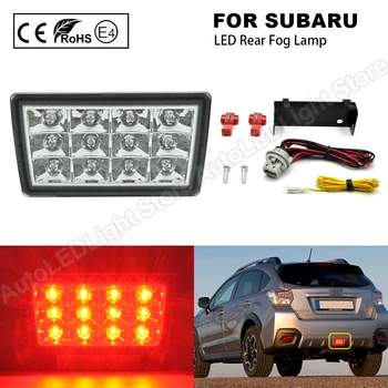 Pentru Subaru WRX/STi Impreza XV Crosstrek F1 Stil stroboscop LED Lumina de Ceață Spate Lampa de Coada Lumina de Frână Kit lentila clara 12V Rosu