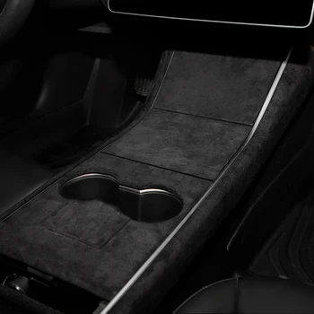 Pentru Tesla Model 3 Fleece Decor Autocolant Accesorii Pentru Modelul 3 Mașină Consola Centrală Panoul De Autocolante Acoperi