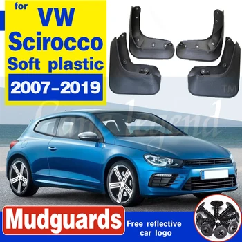 Pentru Volkswagen VW Scirocco 2007-2019 a 3-a Mașină de Noroi-Față Apărătoare de noroi din Spate apărătoare de noroi Aripa apărătoare de noroi 2013 2016