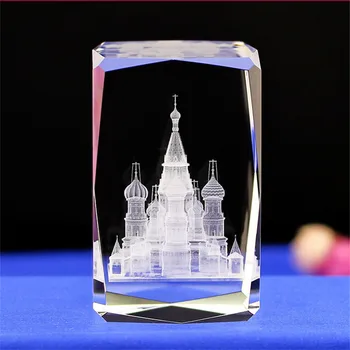 Personalizat Imagine 3D Cub de Cristal Gravura Laser Copii Botez Botez Prima Sfântă Împărtășanie Suveniruri