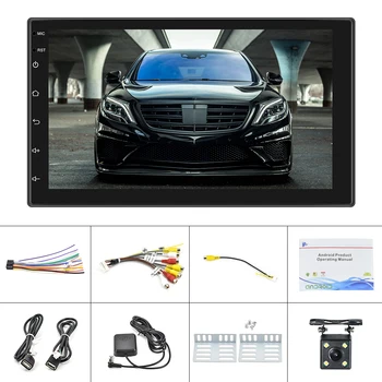 Podofo 2 din Android De 10.1 Radio Auto GPS, Autoradio 2DIN Multimedia Player Pentru VW, Ford, Nissan, Hyundai, Kia, Toyota LADA Peugeot