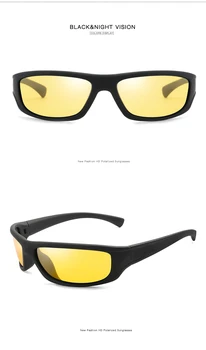 Polarizat ochelari de Soare Femei UV400 Rama Neagra Sport Ochelari de Soare Barbati de Brand Designer de Conducere Ochelari de Gafas 2020 Fierbinte