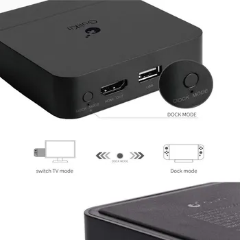 Portabil Dock pentru Nintendo Comutator de Încărcare Stație de Andocare cu USB-C PD Stand de Încărcare Adaptor HDMI și Port USB 3.0