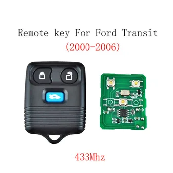 Potrivit pentru Ford Transit Connect Tranzit 3 butoane Cheie de la Distanță TELECOMANDA 433MHz Programare se Potrivesc pentru FORD TRANSIT MK6 2000-2006