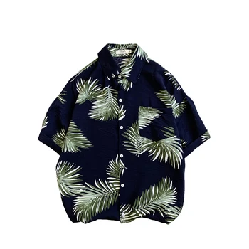 Print Brand de Vară 2020 Bărbați Plaja Cămașă de Moda cu Maneci Scurte Florale Vrac Tricouri Casual Plus Asiatice MARIMEA M-4XL 5XL Hawaiian