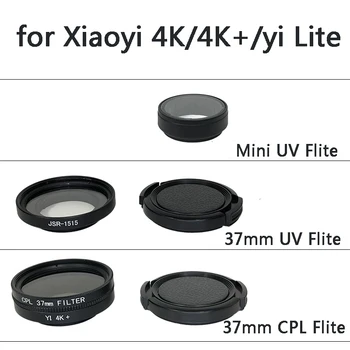 Profesionale CPL/Filtru UV Protector Capac Obiectiv Mini Acoperire Pentru Xiaomi Yi 2 4K 4K Plus Lite Xiaoyi Sport de Acțiune aparat de Fotografiat Accesorii
