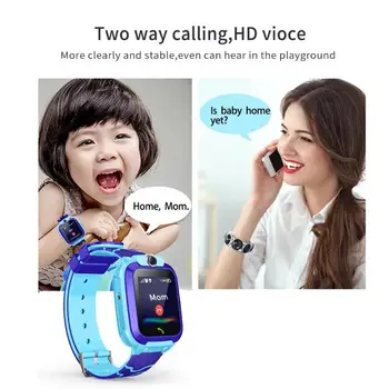 Q12 Telefon Inteligent Ceas pentru Copii Student Smartwatches 2019 Nou rezistent la apa WIFI+GPS de Poziționare Cu Cartela SIM SOS de Sport