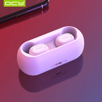 QCY qs1 căști Bluetooth 5.0 TWS pentru căști mini invizibil 3D HiFi stereo setul cu cască fără fir cu banca de putere de încărcare cutie