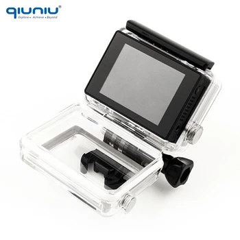 QIUNIU 3M rezistent la apa Atinge Backdoor pentru BacPac Ușa din Spate Capacul pentru GoPro Erou 4 Hero 3+ Camera w/ LCD Touch Ecran