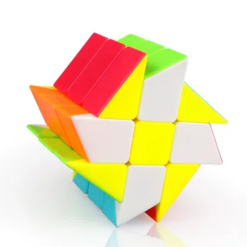Qiyi Moară de vânt 3 Straturi Magic Cube 3x3x3 Ciudat-forma de Magie Viteza Cubo Magico Profesionale Jucarii Puzzle Pentru copii Copii Cadou