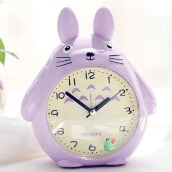 QMJHVX Totoro Ceas Deșteptător Copii Ceas pentru Copii Dormitor Noptieră Ceasuri de Desene animate Ceas de Masa Decor Acasă sveglia da comodino