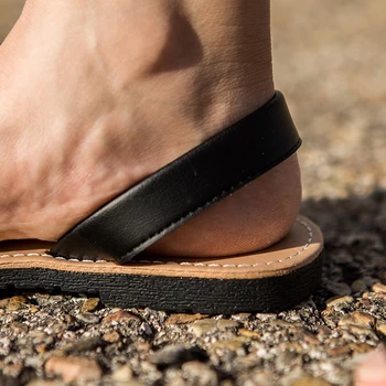 R-INSULA moda pantofi pentru femei din Menorca femei din piele talpa din cauciuc plus dimensiune ghimpată sandale