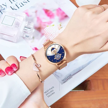 Reloj Mujer 2020 LIGE Noi Femeile Brand de Lux Ceasuri Simplu Quartz Lady Impermeabil Ceas de mână de Moda de sex Feminin Casual Ceas Ceasuri
