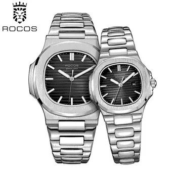 ROCOS Mecanice Ceas de Lux Automatic Clasic de Afaceri Impermeabil Casual Sport Ceasuri pentru Barbati Femeie Iubitorii de Ceas de Cuplu