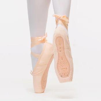 Sansha Balet Pointe Pantofi Roz Panza Superioară de Hârtie Talpa Pantofi de Dans Pentru Incepatori, Copii, Adult CP