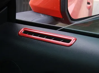 Sansour ABS Interior Ușă Laterală Aerisire Decor Acoperi Cercul Rosu/Albastru/Argintiu Culoare se Potrivesc Pentru Mustang 2016 Auto-Styling