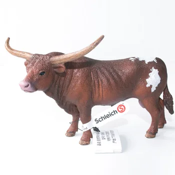 Schleich Viata la Ferma Animalelor Figura Jucărie din Plastic taurul Texas Longhorn #13866 Noi