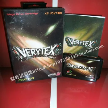 Sega MD joc - Verytex cu Cutie si Manual de 16 biți Sega MD Cartuș joc Megadrive Geneza sistemului