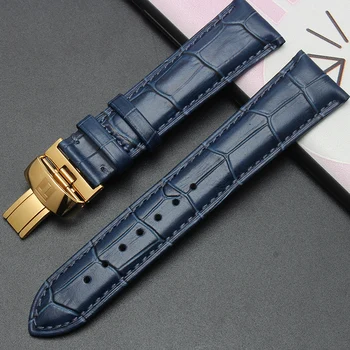 Shengmeirui 21MM albastru negru maro curea din piele PENTRU tissote 1853 T-CLASSIC T099 bărbați accesorii ceas