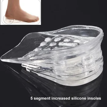 Silicon de înaltă calitate Tălpi de Pantofi cu Toc Ascensoare Ciorap Reglabil Suporta Insertii de Gel Insoles Pad pentru bărbați și femei