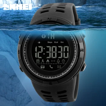 SKMEI Bărbați Ceas Inteligent Bluetooth Pedometru Calorii Cronograf Moda Sport în aer liber Ceasuri Ceasuri Inteligente Smartwatch rezistent la apa