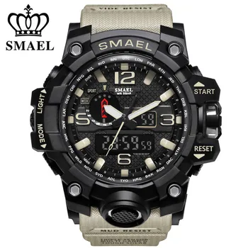 SMAEL Mens Wathes de Top de Brand de Moda de Lux Ceas Digital Bărbați Cuarț LED-uri Casual Sport Ceasuri Militare Bărbați relogio masculino