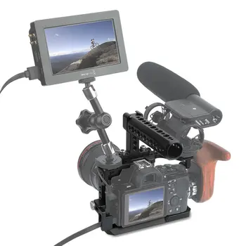 SmallRig a7 Camera Cage Kit Pentru Sony A7/A7R/A7S Cusca Cu Mâner de Top+Clemă Cablu HDMI+Rece Pantof+ARRI Rozeta Cage Kit - 2010