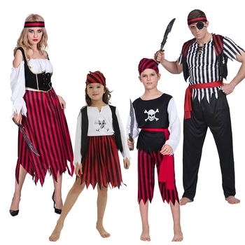 Snailify Familie Costum De Pirat Cuplu Costum De Halloween Copii Costum Pirat Pentru Adulti Pirat Cosplay 2020 New Sosire