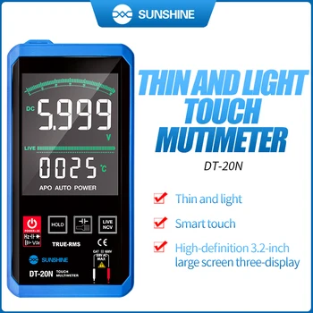 SOARE DT-20N Multimetru Digital LCD Portabil Dual Topit pentru Anti-Burn Multimetru Pentru reparatii Telefoane Mobile