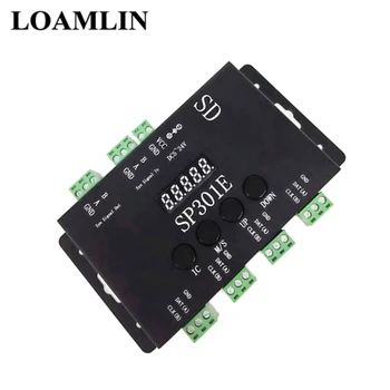 SP301E Controler cu LED-uri SD card Controler programabil Pentru WS2811 WS2813 WS2812B SK6812 Benzi cu LED-uri
