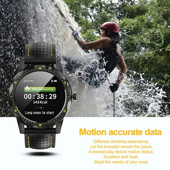 Sport în aer liber, Ceas Inteligent Bluetooth Profesional IP67 rezistent la apa de Fitness Bratara Heart Rate Monitor de Presiune sanguina Smartwatch
