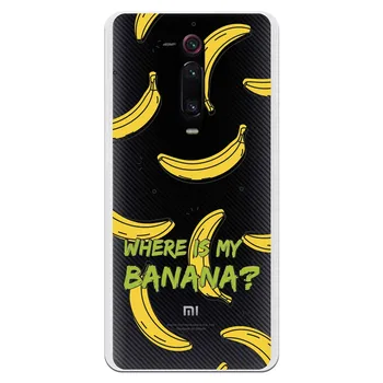 Stand caz de Banane costum de desen WP012 pentru Xiaomi Mi 9 T