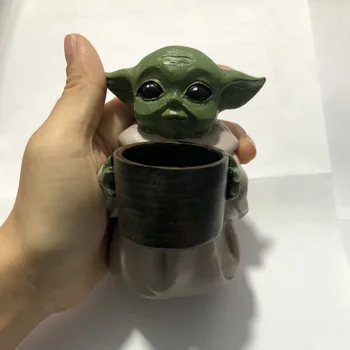 Star Wars Copilul Yoda Drăguț Yoda Copilul Ghiveci pentru A-i Apăra Păpuși Jucării, Cadouri pentru Copii